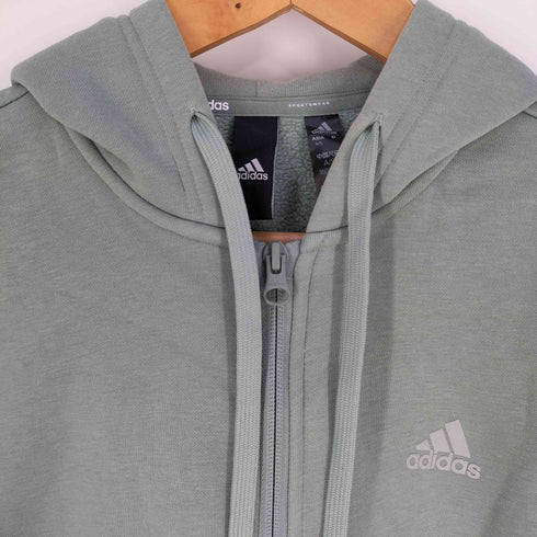 アディダス adidas ワーディング ルーズフィット フリース フルジップパーカー レディース JPN:M